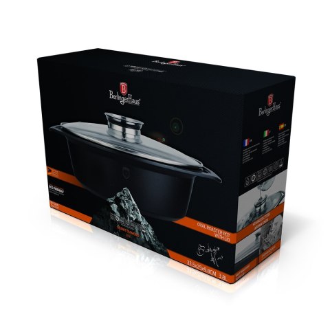 BRYTFANNA GRANITOWA 2 ELE. 3.8L 33cm BERLINGER HAUS GRANIT DIAMOND BH-1460