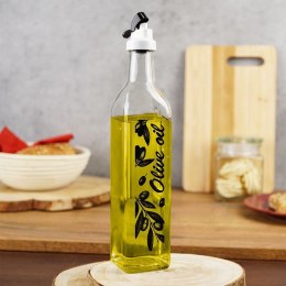 Butelka na oliwę ocet przyprawy szklana pojemnik z dozownikiem 500 ml VILDE 259166