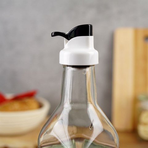 Butelka szklana na oliwę ocet przyprawy pojemnik z dozownikiem 750 ml VILDE 259167