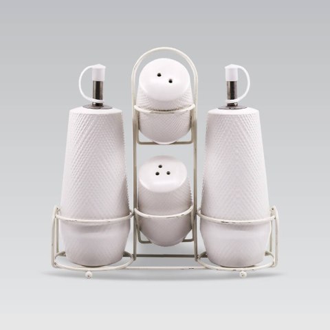 CERAMICZNY ZESTAW DO PRZYPRAW 5-ELE MAESTRO WHITE MR-20002-04S