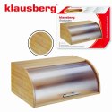 CHLEBAK BAMBUSOWY DREWNIANY 41CM POJEMNIK NA PIECZYWO CHLEB BUŁKI KLAUSBERG KB-7874