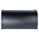 Chlebak metalowy pojemnik na chleb pieczywo czarny 38x28.5x18cm VILDE 259614