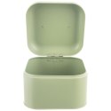 Chlebak metalowy pojemnik na chleb pieczywo zielony mały GREENISH 20x20x17cm ORION 152463