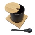 CUKIERNICZKA CERAMICZNA Z BAMBUSOWĄ PODSTAWKĄ 350ML BRUNBESTE BB-4501