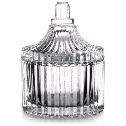 CUKIERNICZKA SZKLANA CUKIERNICA POJEMNIK NA CUKIER MAŁY 80ML EXCELLENT HOUSEWARE 139430
