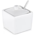 CUKIERNICZKA Z ŁYŻECZKĄ PORCELANOWA BIAŁA 200 ML HIT 153509