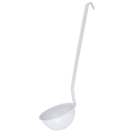 Chochla do zupy emaliowana duża łyżka wazowa MODROBILA 210ml 35cm ORION 140294