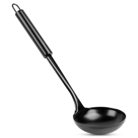 Chochla do zupy mała stalowa łyżka wazowa czarna 60ml 30cm EXCELLENT HOUSEWARE 259737