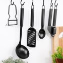 Chochla do zupy mała stalowa łyżka wazowa czarna 60ml 30cm EXCELLENT HOUSEWARE 259737