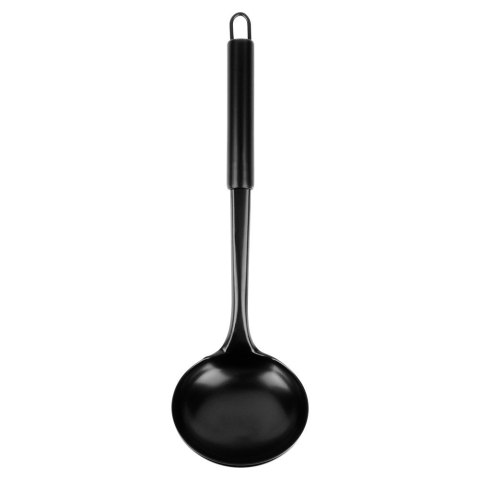Chochla do zupy mała stalowa łyżka wazowa czarna 60ml 30cm EXCELLENT HOUSEWARE 259737