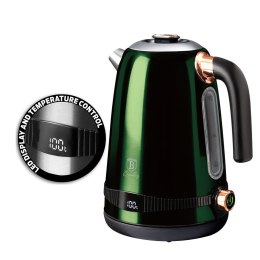 CZAJNIK ELEKTRYCZNY 1.7L Z REGULACJĄ TEMPERATURY BERLINGER HAUS EMERALD BH-9329