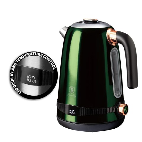 CZAJNIK ELEKTRYCZNY 1.7L Z REGULACJĄ TEMPERATURY BERLINGER HAUS EMERALD BH-9329