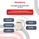CZAJNIK ELEKTRYCZNY Z REGULACJĄ TEMPERATURY MAŁY 1.0L BEZPRZEWODOWY KREMOWY KLAUSBERG KB-7893