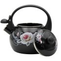 CZAJNIK EMALIOWANY 2.2L BRUNBESTE BLACK ROSE BB-4551