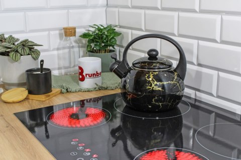 CZAJNIK EMALIOWANY 2.2L BRUNBESTE MARBLE GOLD BB-4550
