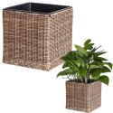 Doniczka ogrodowa kwadratowa brązowa 26x27 cm HOME STYLING COLLECTION 339243-M