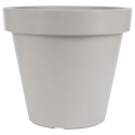 Doniczka ogrodowa plastikowa beżowa okrągła duża 39x35 cm VILDE 339426