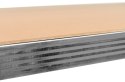 Regał stalowy magazynowy 200kg 5 poziomów 205x120x45 cm ocynkowany