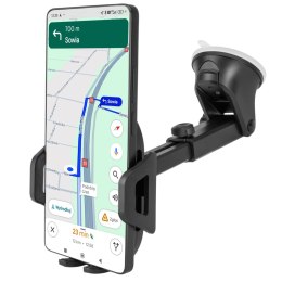 UCHWYT SAMOCHODOWY DO TELEFONU MOCNY 360° UNIWERSALNY HIT PRZYSSAWKA