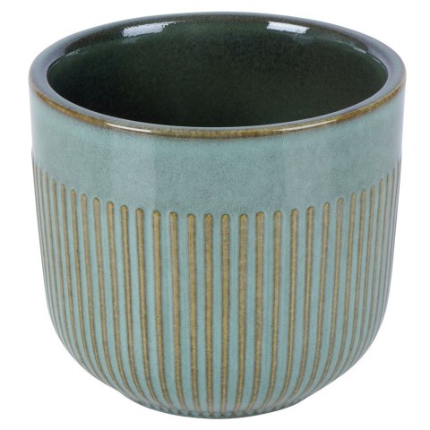 Doniczka porcelanowa donica zielona 14cm VILDE 569917