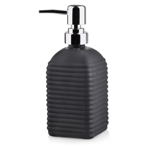 Dozownik do mydła płynu do naczyń zlewozmywaka szklany czarny 450ml VILDE 569396