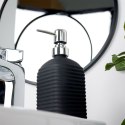 Dozownik do mydła płynu do naczyń zlewozmywaka szklany czarny 450ml VILDE 569396