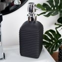 Dozownik do mydła płynu do naczyń zlewozmywaka szklany czarny 450ml VILDE 569396