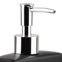 Dozownik do płynu do naczyń z pojemnikiem na gąbkę czarny SILVER 400ml VILDE 568006
