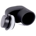 Dozownik płynu do naczyń z pojemnikiem na gąbkę ceramiczny czarny 350ml HIT 569543