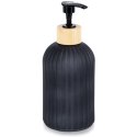 Dozownik szklany do mydła płynu do naczyń na mydło czarny 400ml VILDE 568001