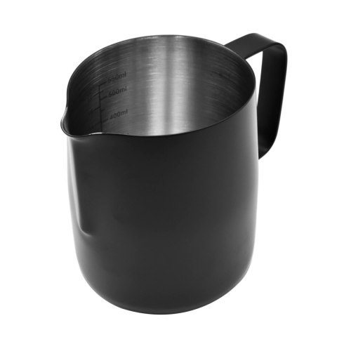 Dzbanek do spieniania mleka mlecznik METAL czarny spieniacz na mleko 600ml BRUNBESTE BB-2210