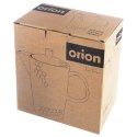 Dzbanek stołowy do kawy herbaty na herbatę ceramiczny czarny TEA TIME 1.3L ORION 156013