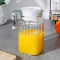Dzbanek szklany mały 500ml na napoje sok wodę kompot 650ml z pokrywką VILDE 139293