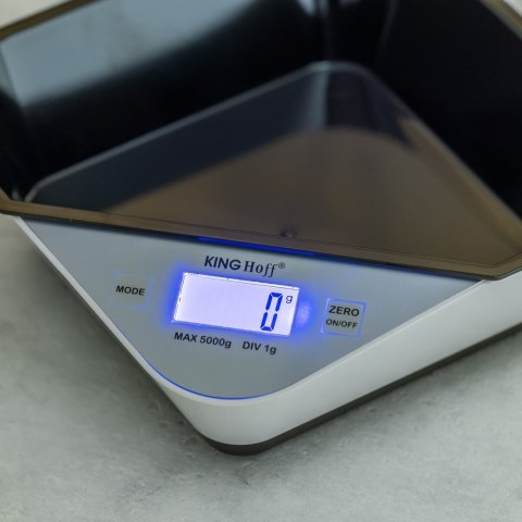 ELEKTRONICZNA WAGA KUCHENNA Z MISĄ 800ML / 1G / 5KG KINGHOFF KH-1826