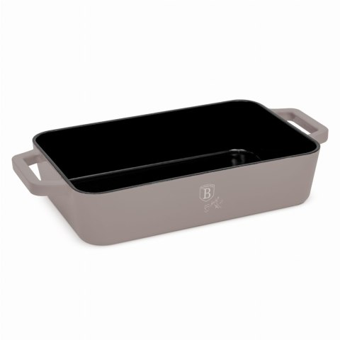 EMALIOWANA BRYTFANNA ŻELIWNA 30X20X7CM 3.0L BERLINGER HAUS STRONG MOLD TAUPE BH-6526