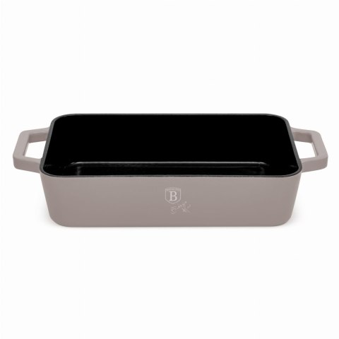 EMALIOWANA BRYTFANNA ŻELIWNA 30X20X7CM 3.0L BERLINGER HAUS STRONG MOLD TAUPE BH-6526