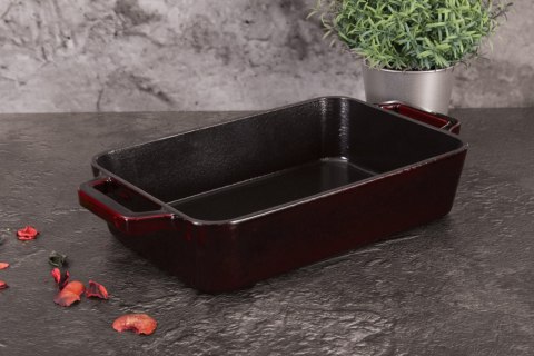 EMALIOWANA BRYTFANNA ŻELIWNA 37x21x7CM 3.0L BERLINGER HAUS STRONG MOLD BH-6500