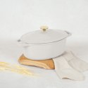 EMALIOWANA BRYTFANNA ŻELIWNA 4.65L 30CM BERLINGER HAUS STRONG MOLD SAHARA BH-6540