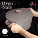 EMALIOWANY GARNEK ŻELIWNY 4.35L 24CM BERLINGER HAUS STRONG MOLD TAUPE BH-6525