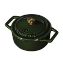 EMALIOWANY MINI GARNEK ŻELIWNY 0.55L 12cm BERLINGER HAUS STRONG MOLD BH-6502