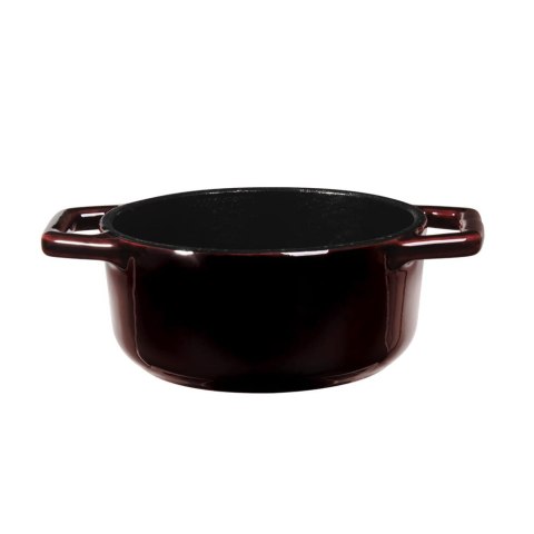 EMALIOWANY MINI GARNEK ŻELIWNY 0.65L 12CM BERLINGER HAUS STRONG MOLD BH-6496