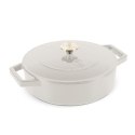EMALIOWANY NISKI GARNEK ŻELIWNY 2.57L 26CM BERLINGER HAUS STRONG MOLD SAHARA BH-6530