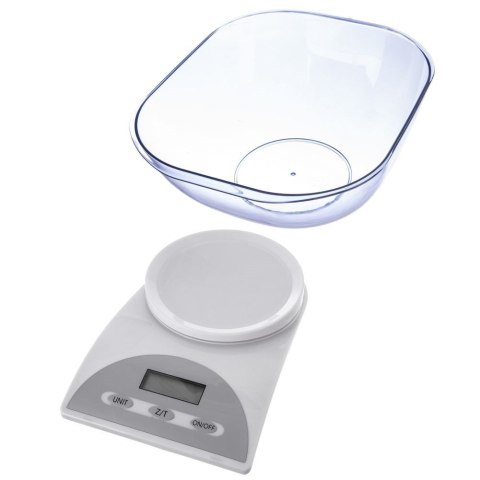 Elektroniczna waga kuchenna z miską misą 5kg ORION 131810