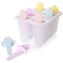 FOREMKI NA LODY FORMA DO LODÓW NA PATYKU 8 SZTUK SORBET FRESH&COLD 259257