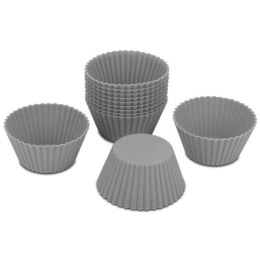 FOREMKI SILIKONOWE NA MUFFINKI 12 SZTUK 5CM BRUNBESTE BB-2975