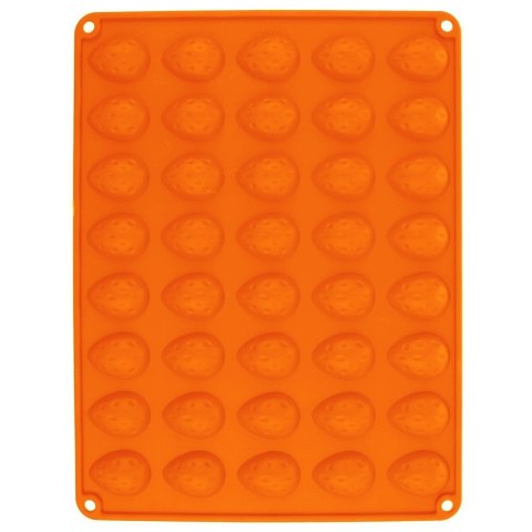 FORMA DO PIECZENIA CIASTEK MINI CIASTECZEK SILIKONOWA POMARAŃCZOWA ORZECHY SILLINIE ORION 151760