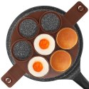 FORMA FOREMKA DO SMAŻENIA JAJEK PANCAKE SILIKONOWA BRĄZOWA SILLINIE ORION 151791