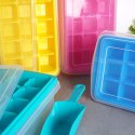 Forma foremka do kostek lodu z pokrywką pojemnik i łopatka na lód kostki EXCELLENT HOUSEWARE 122210