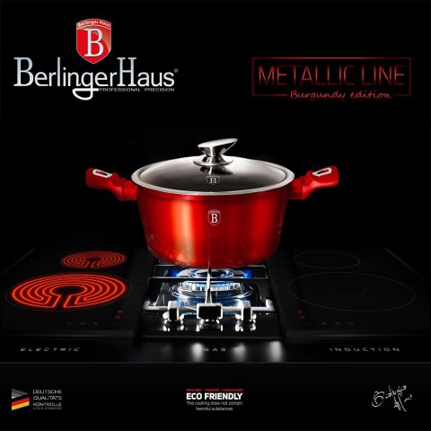 GARNEK 8.0L 30CM BERLINGER HAUS METALLIC LINE BURGUNDY BH-6192