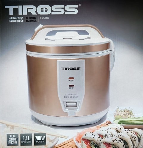 GARNEK DO GOTOWANIA RYŻU 1.8L / 700W TIROSS TS-998